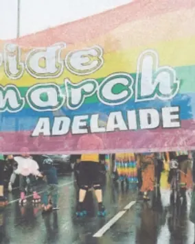 Cover page of the Adelaide Pride March Banner report